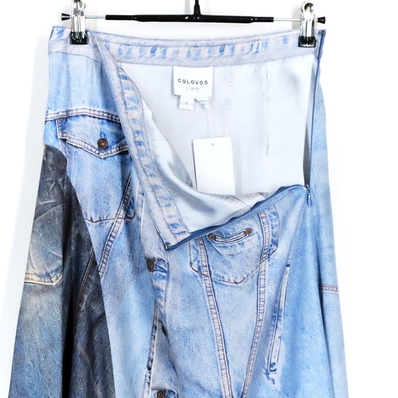 🔥 😈 🔥 100% silk skirt by Colovod - Picture 4 of 7